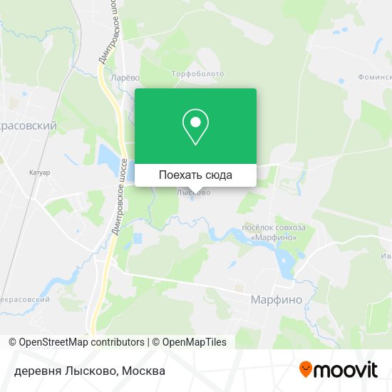 Карта деревня Лысково