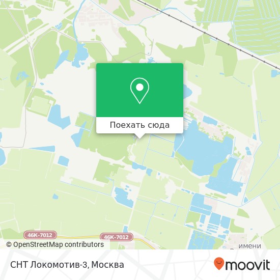 Карта СНТ Локомотив-3