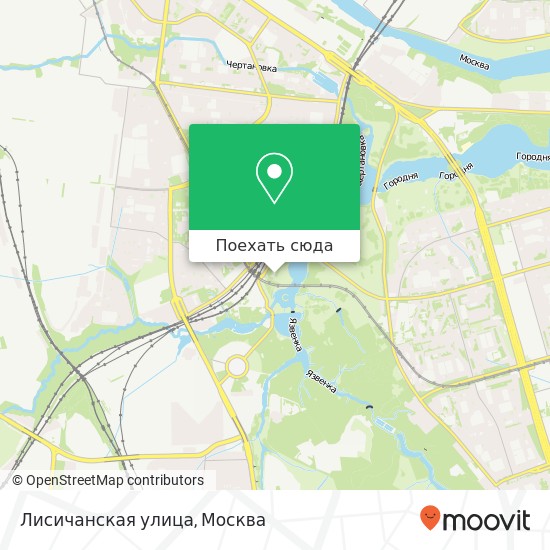 Карта Лисичанская улица