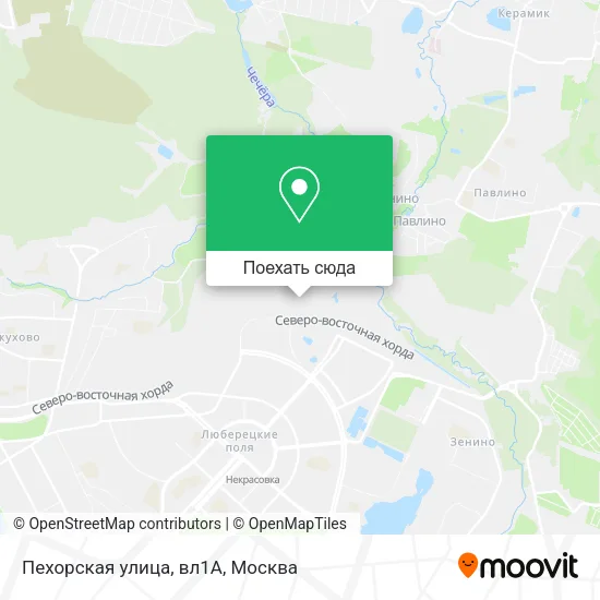Карта Пехорская улица, вл1А