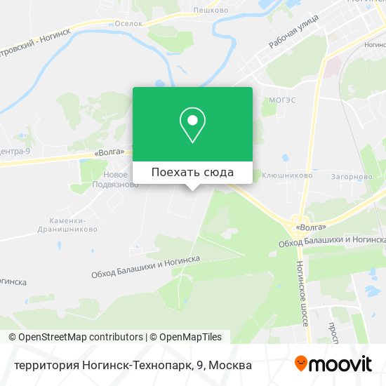 Карта территория Ногинск-Технопарк, 9