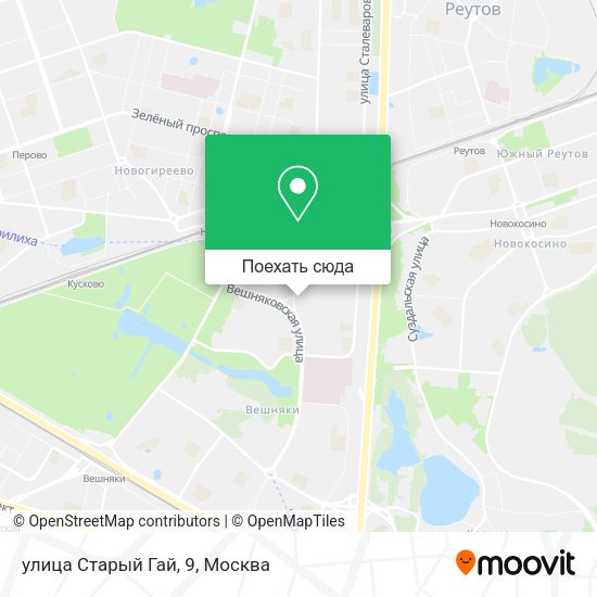 Карта улица Старый Гай, 9
