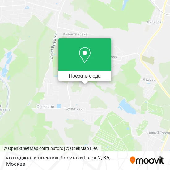 Карта коттеджный посёлок Лосиный Парк-2, 35