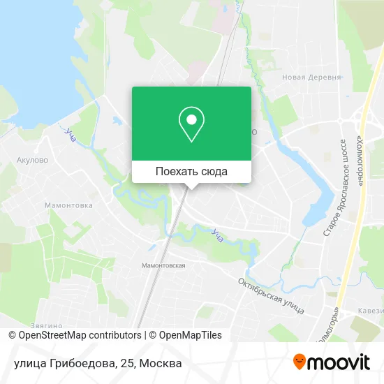 Карта улица Грибоедова, 25