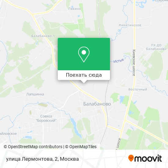 Карта улица Лермонтова, 2