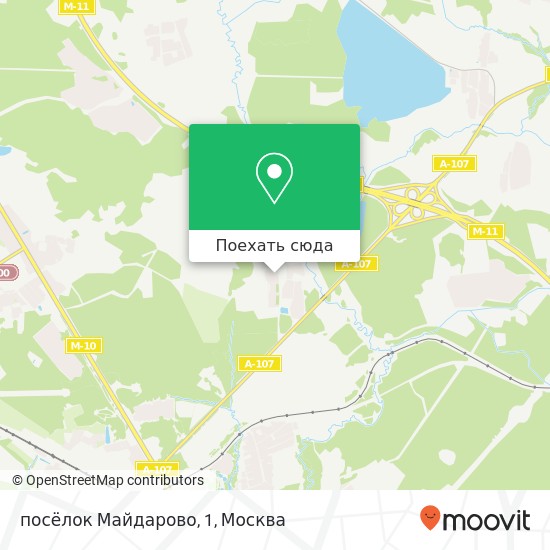 Карта посёлок Майдарово, 1