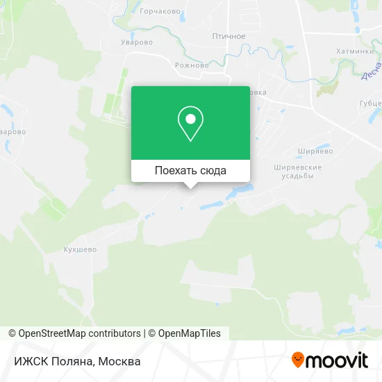 Карта ИЖСК Поляна