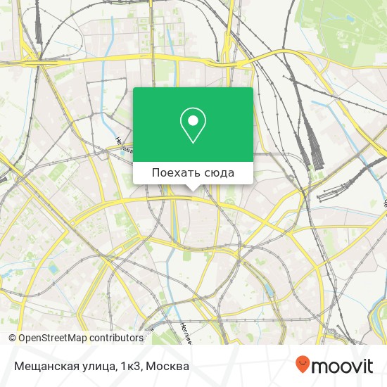 Карта Мещанская улица, 1к3