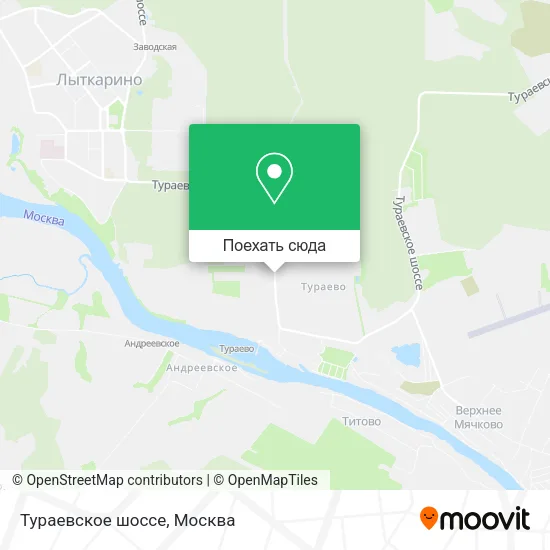 Карта Тураевское шоссе