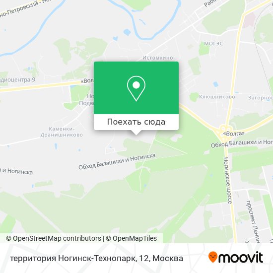 Карта территория Ногинск-Технопарк, 12