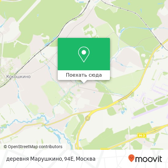 Карта деревня Марушкино, 94Е