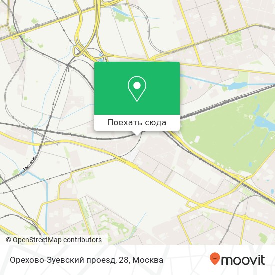 Карта Орехово-Зуевский проезд, 28