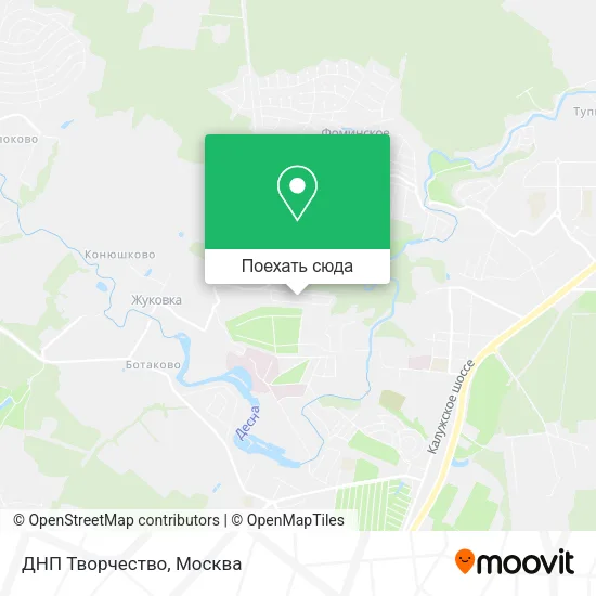 Карта ДНП Творчество