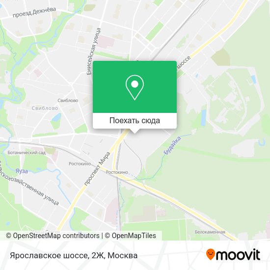 Карта Ярославское шоссе, 2Ж