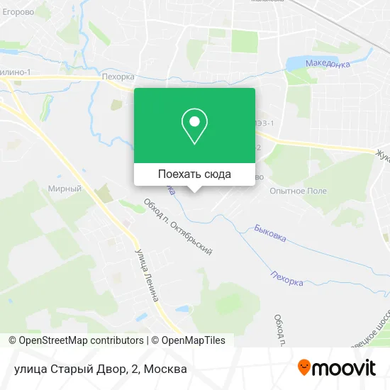 Карта улица Старый Двор, 2