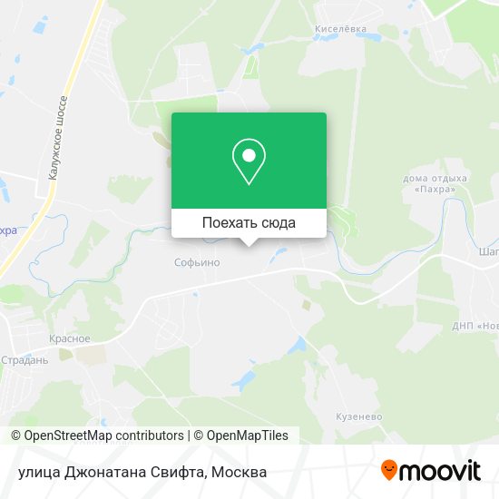 Карта улица Джонатана Свифта