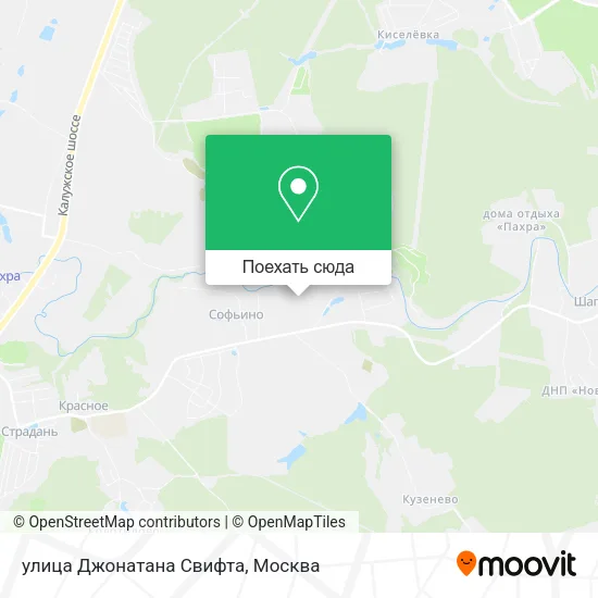 Карта улица Джонатана Свифта