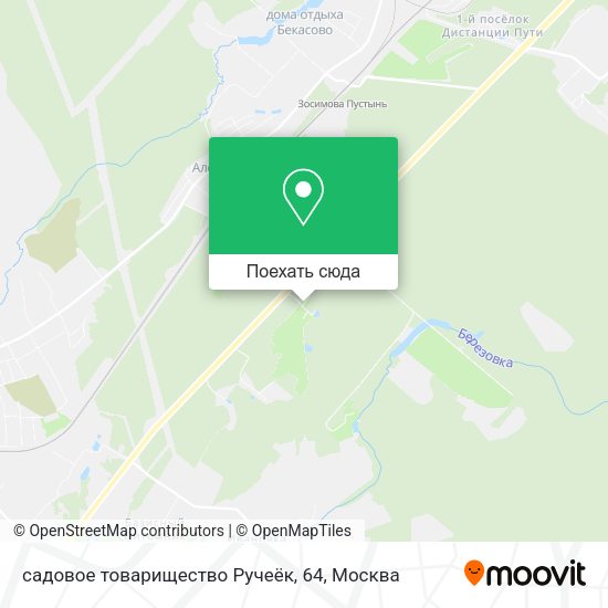 Карта садовое товарищество Ручеёк, 64