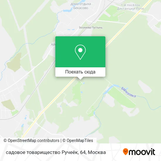 Карта садовое товарищество Ручеёк, 64