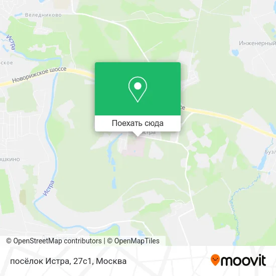 Карта посёлок Истра, 27с1