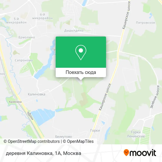 Карта деревня Калиновка, 1А