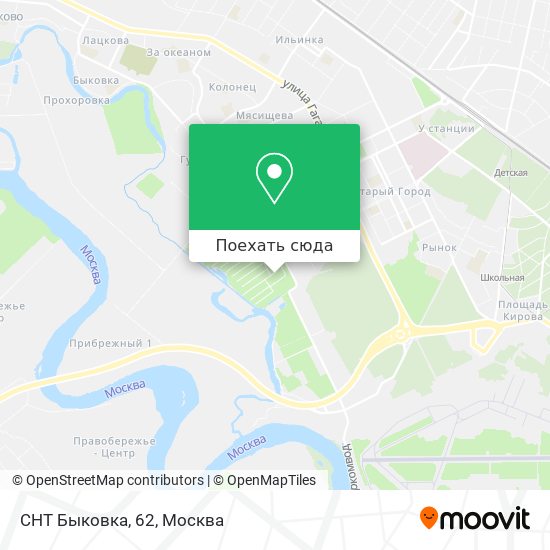 Карта СНТ Быковка, 62
