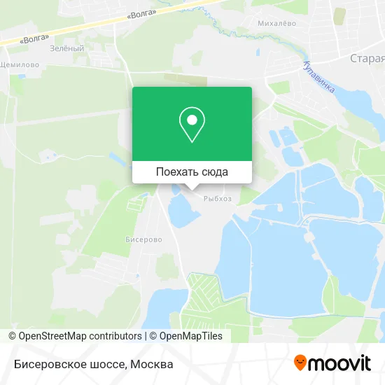 Карта Бисеровское шоссе