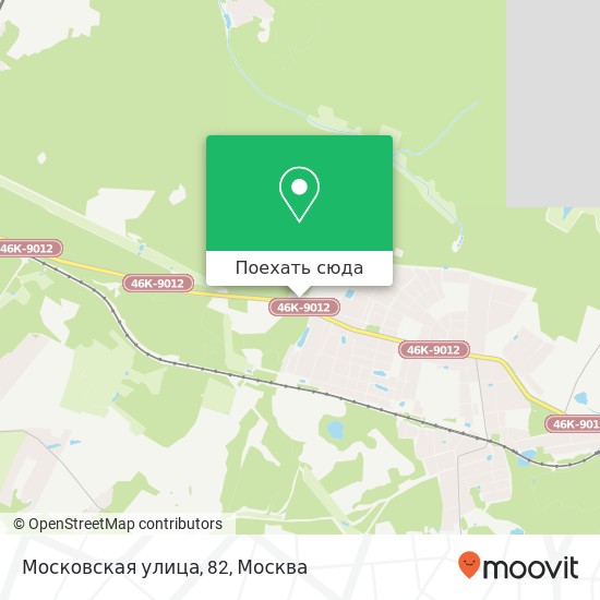 Карта Московская улица, 82