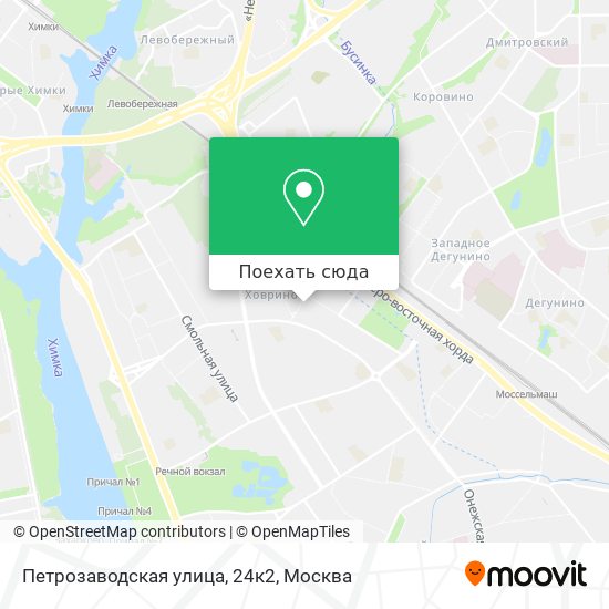 Карта Петрозаводская улица, 24к2