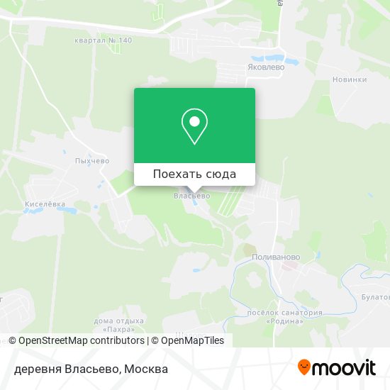 Карта деревня Власьево