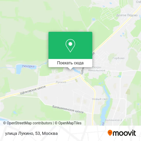 Карта улица Лукино, 53