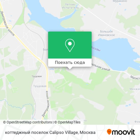 Карта коттеджный поселок Calipso Village