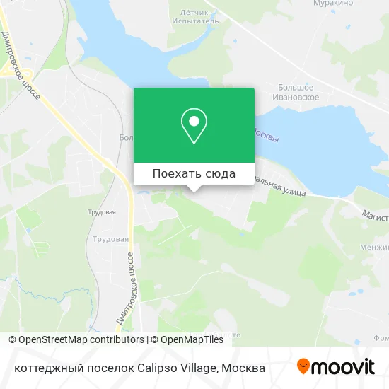 Карта коттеджный поселок Calipso Village