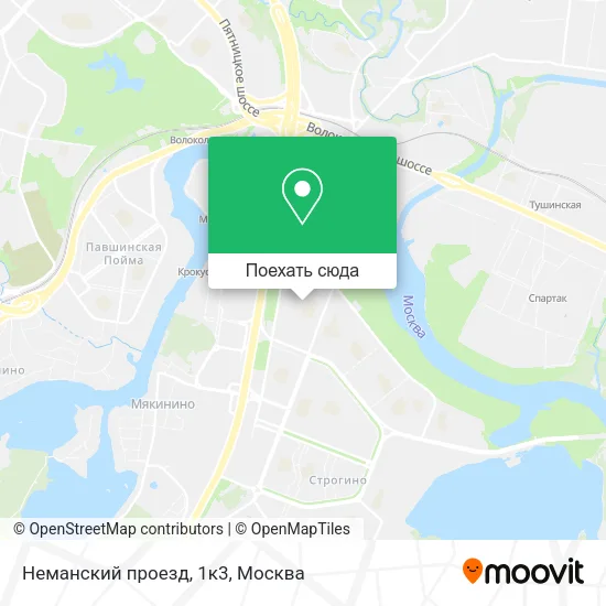 Карта Неманский проезд, 1к3