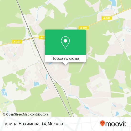 Карта улица Нахимова, 14