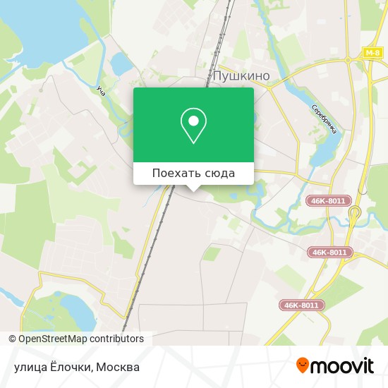 Карта улица Ёлочки