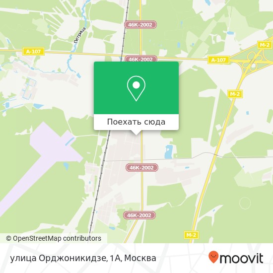 Карта улица Орджоникидзе, 1А
