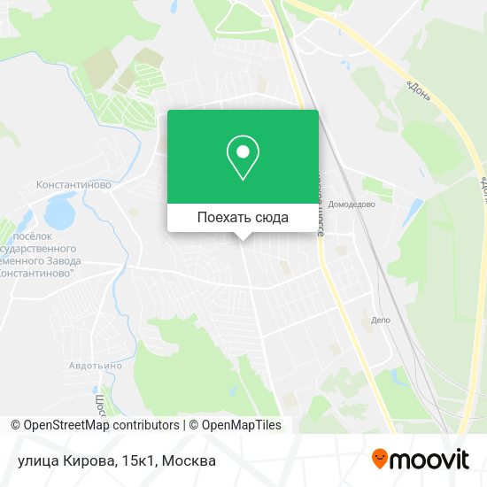 Карта улица Кирова, 15к1