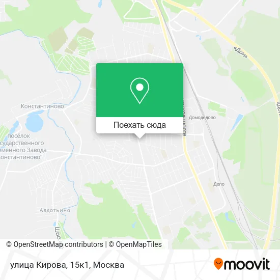 Карта улица Кирова, 15к1