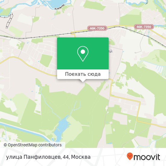 Карта улица Панфиловцев, 44