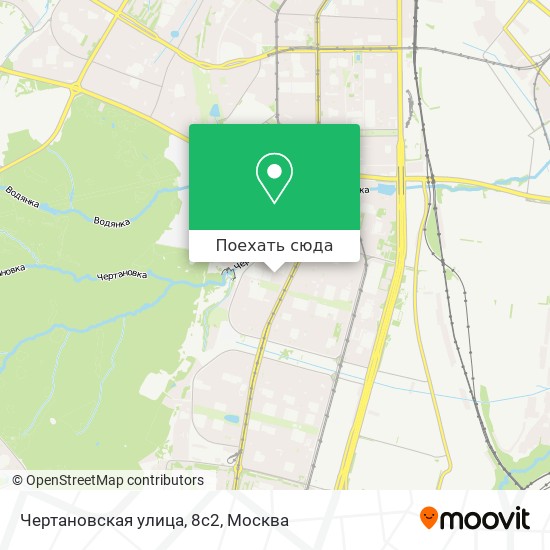 Карта Чертановская улица, 8с2