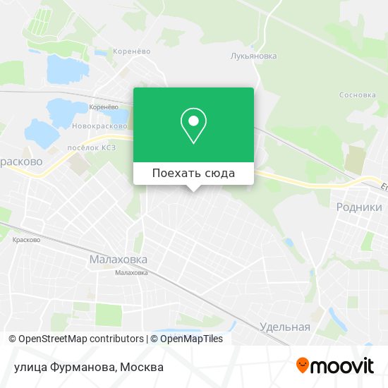 Карта улица Фурманова