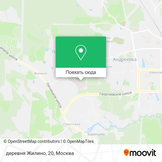 Карта деревня Жилино, 20