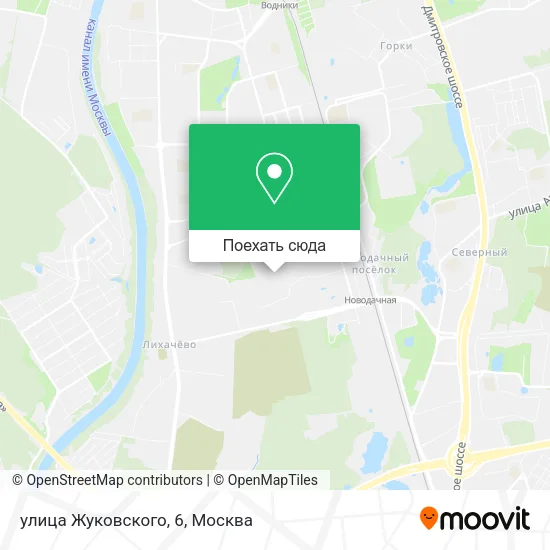 Карта улица Жуковского, 6