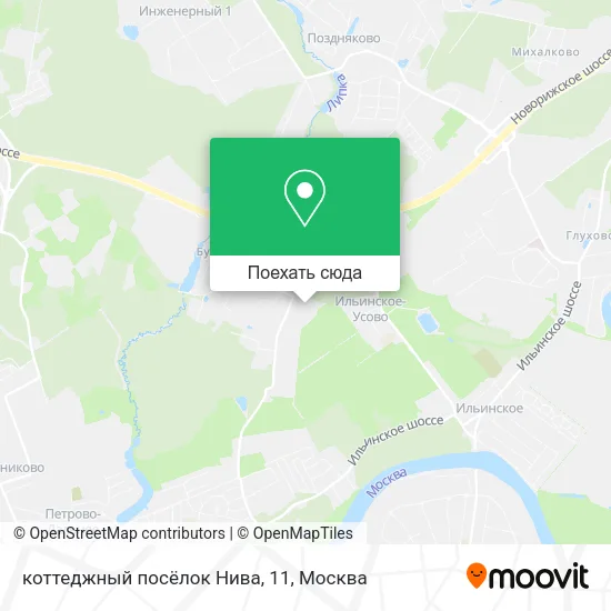 Карта коттеджный посёлок Нива, 11