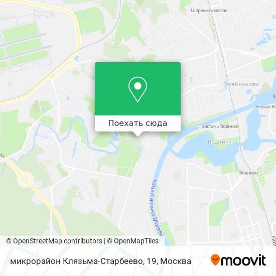 Карта микрорайон Клязьма-Старбеево, 19