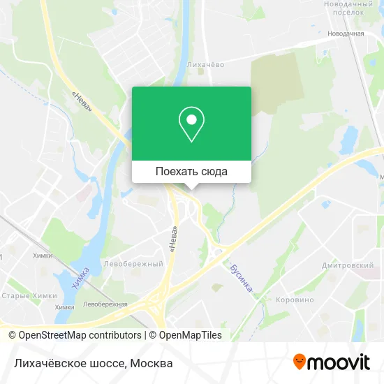 Карта Лихачёвское шоссе