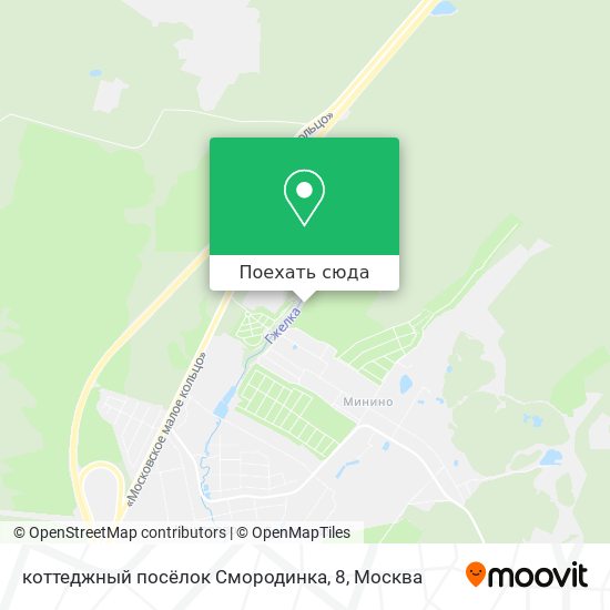 Карта коттеджный посёлок Смородинка, 8