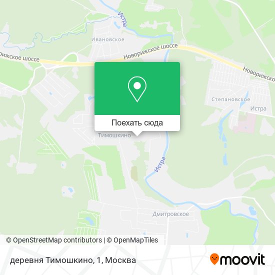 Карта деревня Тимошкино, 1