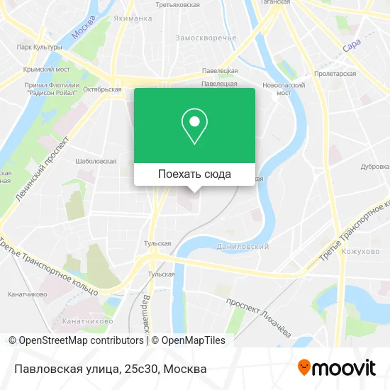 Карта Павловская улица, 25с30